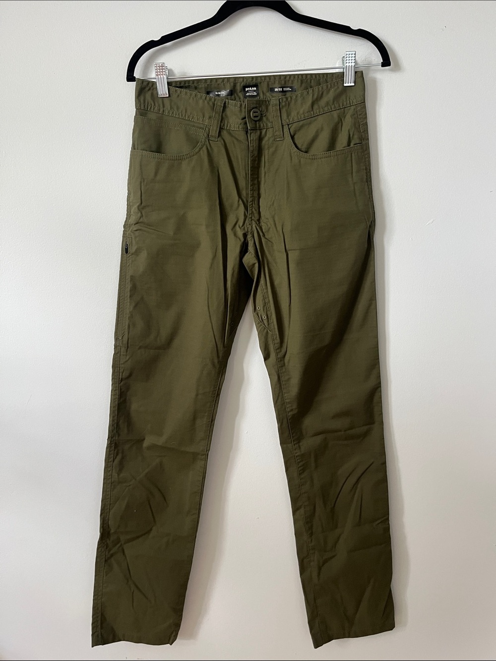 Prana Olive Green Men's Casual Pants28x32